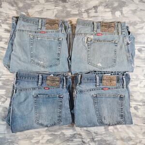 4 Wrangler Denim Shorts Halloween Costume Distressed Destroyed Thrashed Men's 38